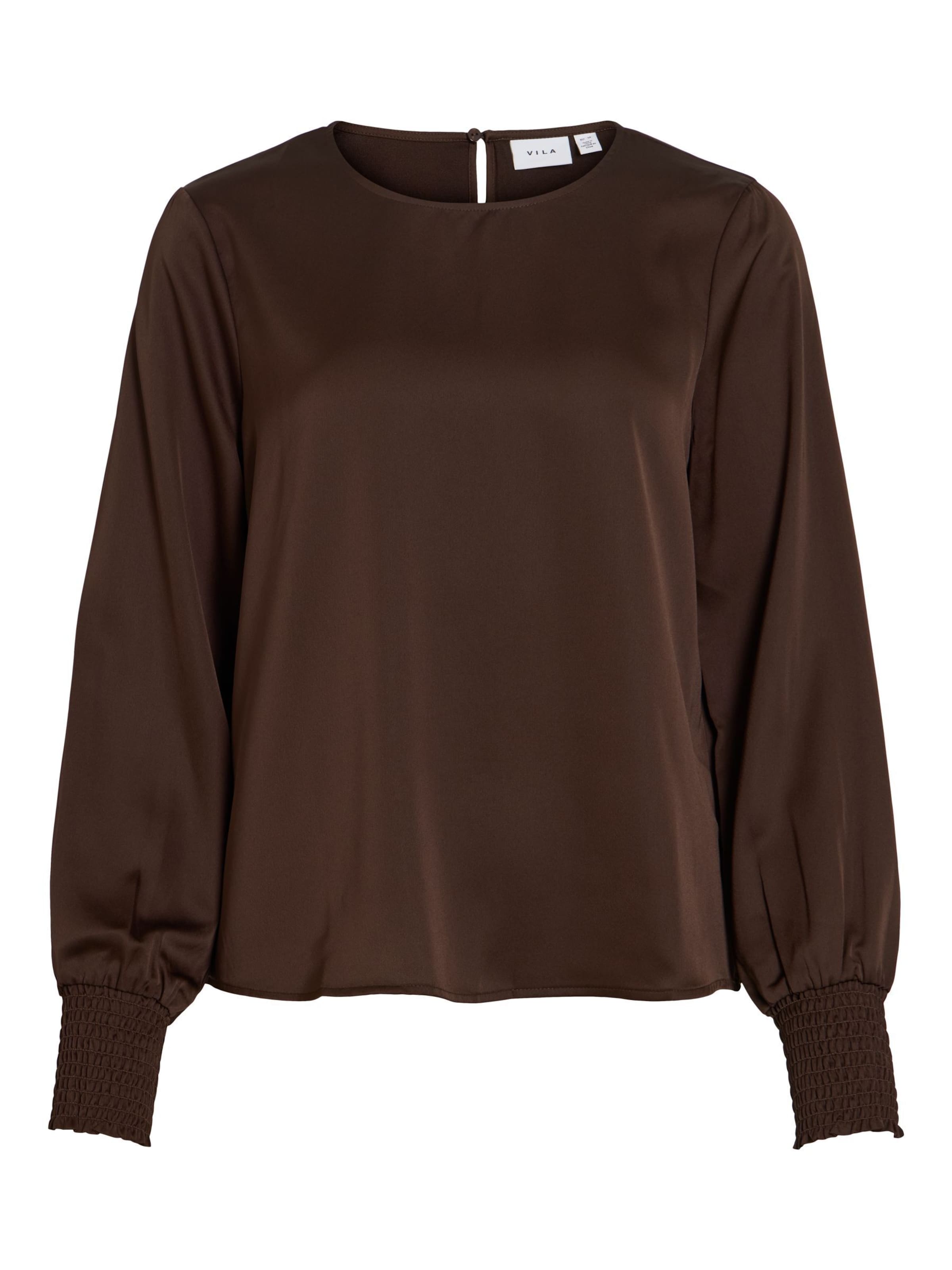 VILA Blouse in Brown: front