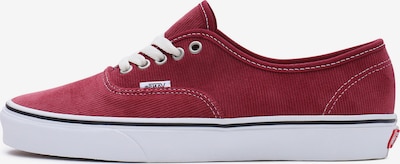 VANS Låg sneaker 'Authentic' i körsbärsröd / svart / vit, Produktvy