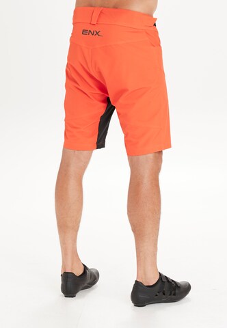 ENDURANCE Regular Workout Pants 'Jamal' in Orange