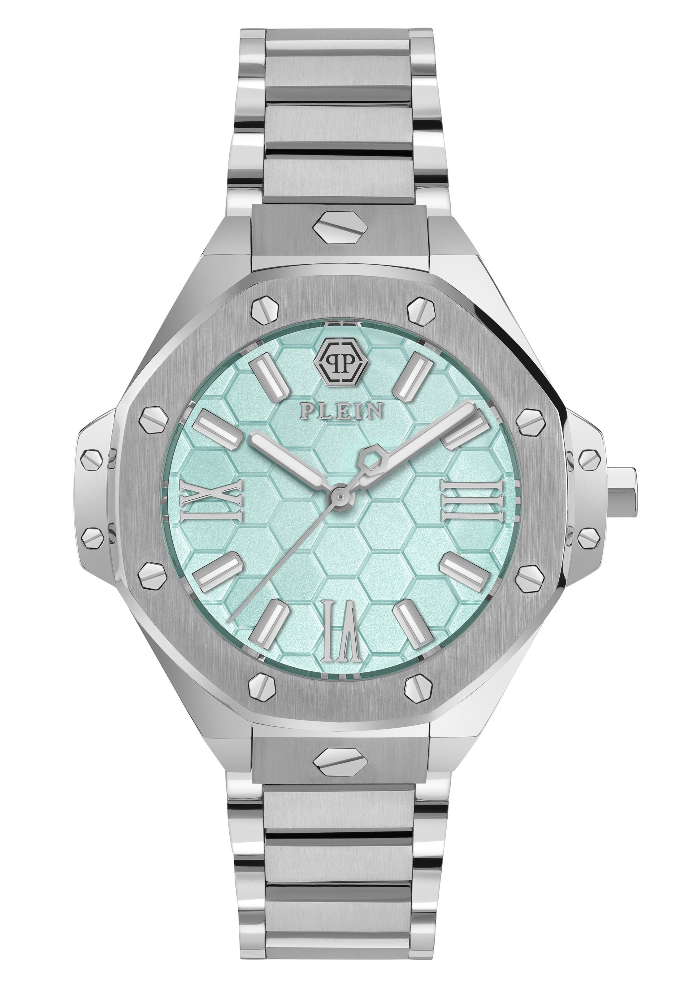 Montre à affichage analogique 'Plein Lady Rojal' Philipp Plein Watches en argent : devant