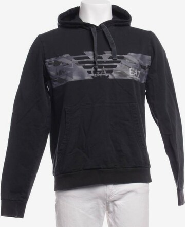 Emporio Armani Sweatshirt & Zip-Up Hoodie in L in Black: front