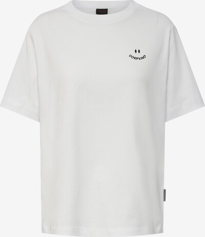 Kleinigkeit Shirt 'Happy Dorfkind' in Black / White, Item view