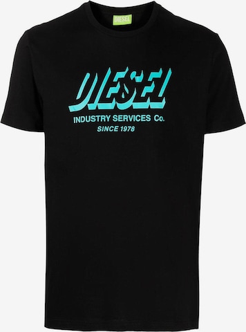 DIESEL Shirt 'T-DIEGOS-A5' in Schwarz: Vorderseite