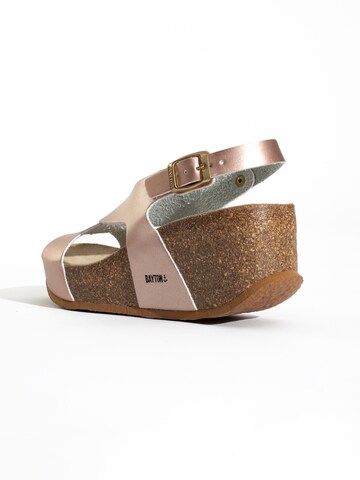 Bayton Strap Sandals 'Rea' in Gold