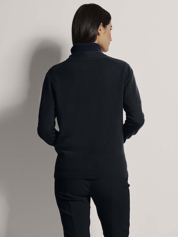 MADELEINE Gebreid vest in Blauw