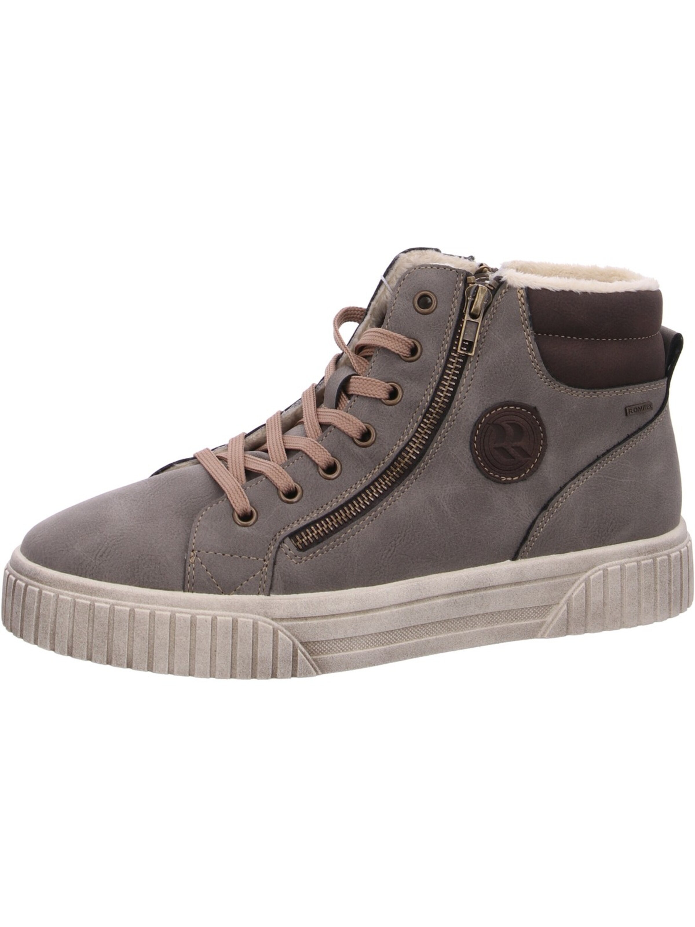 ROMIKA Sneaker high 'Romika Schnürstiefel Grau'‌‌‌‌‌‌‌‌ in Grau: Vorderseite