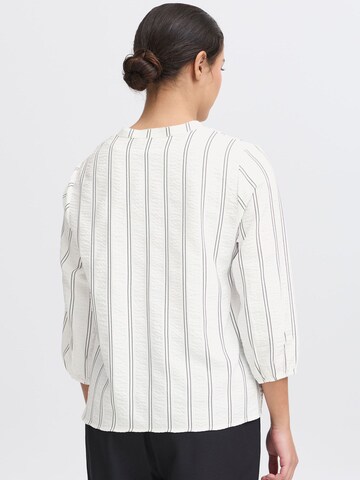 ICHI - Blusa 'IXOLLIE' en blanco
