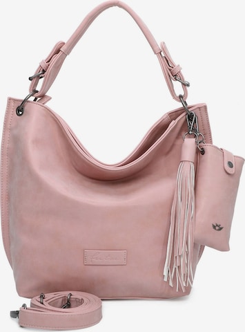 Fritzi aus Preußen Schultertasche in Pink: predná strana