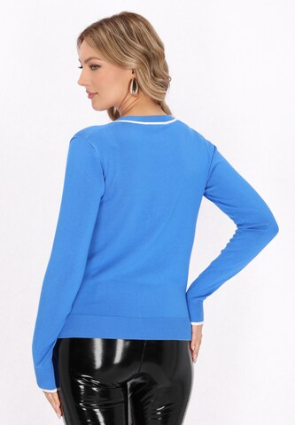 faina Knit cardigan 'Fashion Look' in Blue