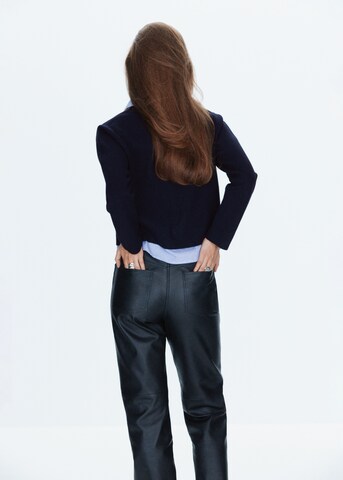 MANGO Knit cardigan 'MARZO' in Blue: back