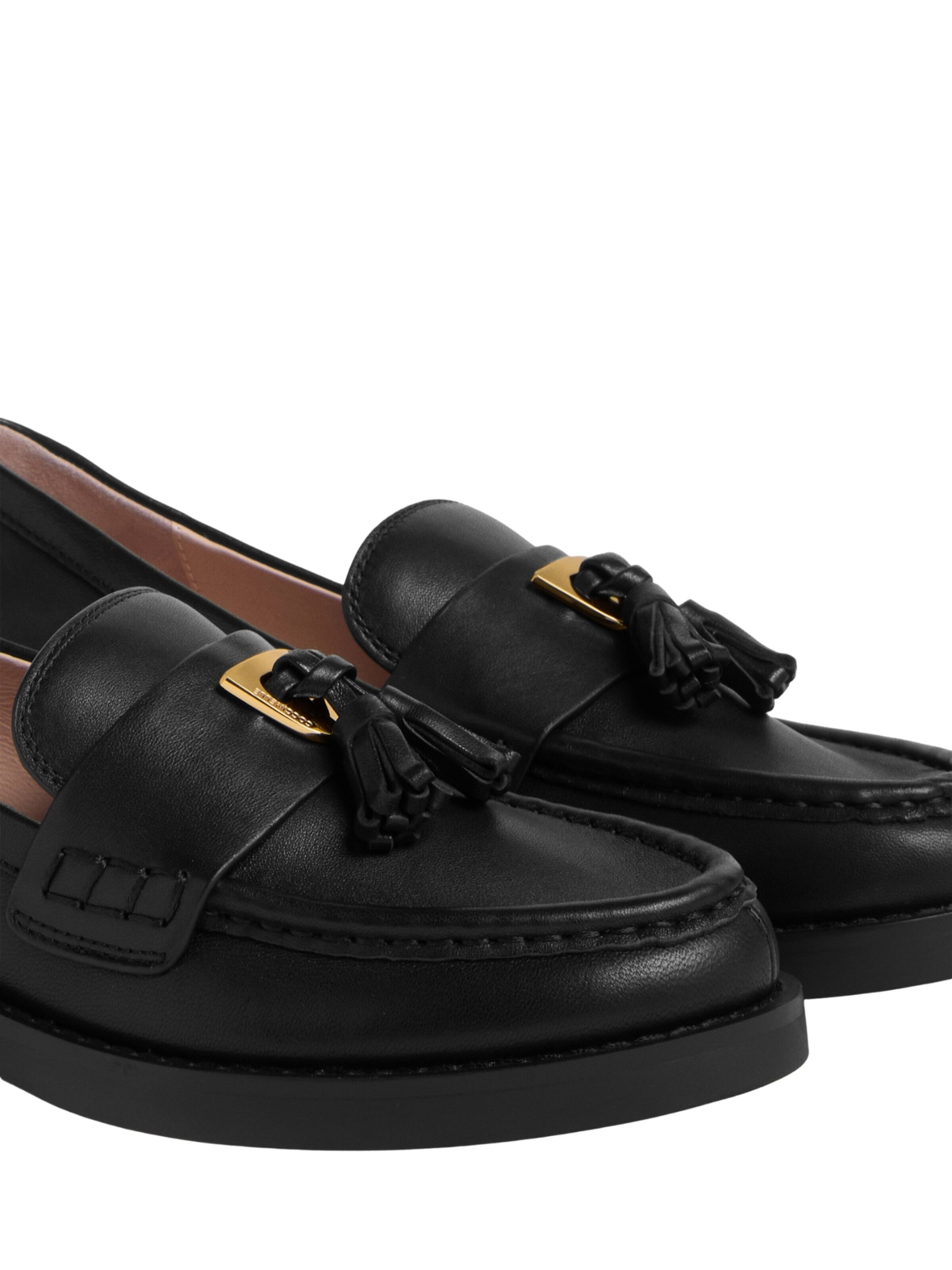 Coccinelle Mocassins 'Beat Selleria' in Zwart