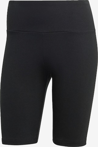 Skinny Pantaloni 'Adicolor Essentials' de la ADIDAS ORIGINALS pe negru: față