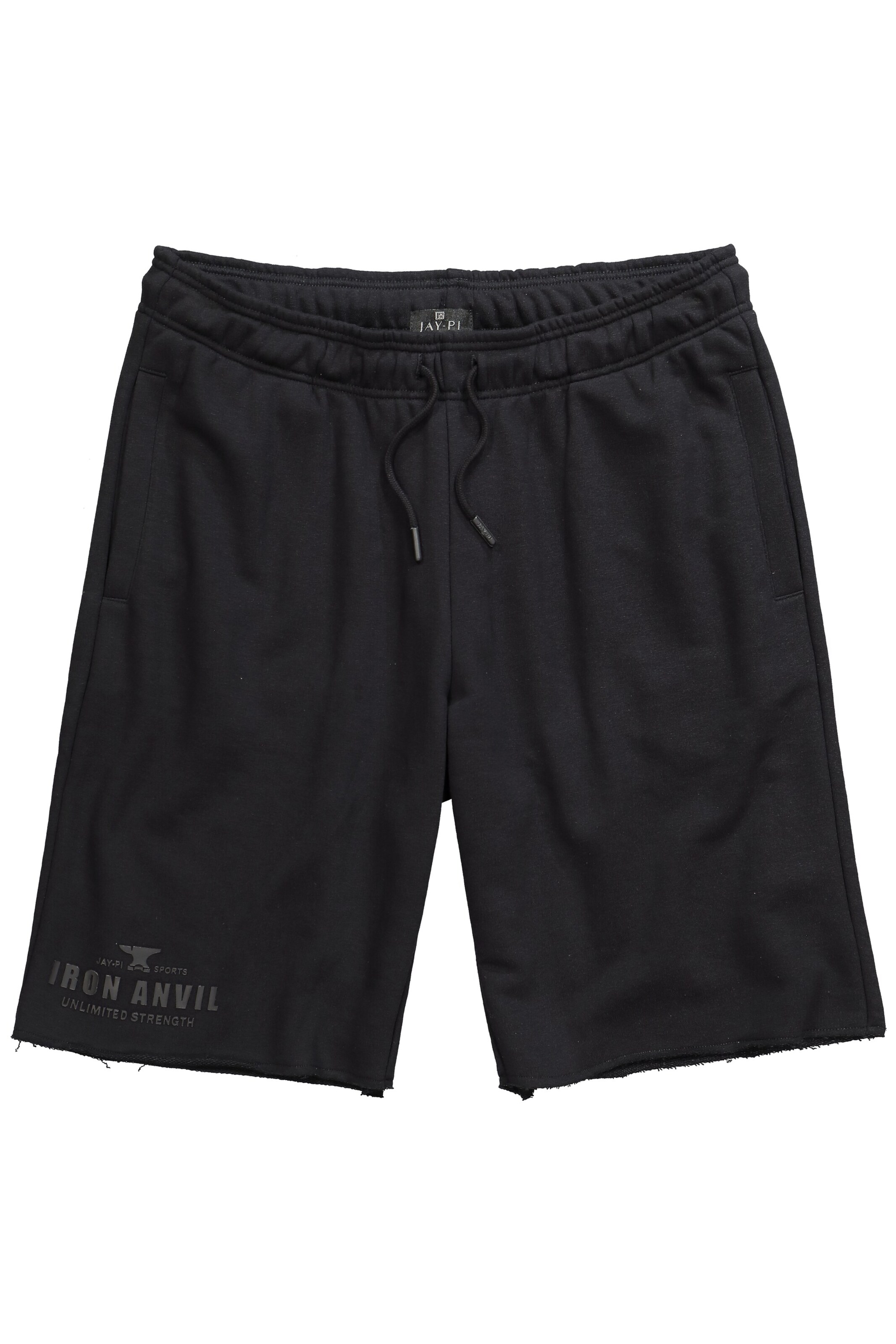 JAY-PI Regular Trousers in Black: front