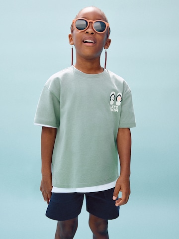 MANGO KIDS Majica 'MFLIP' | zelena barva: sprednja stran