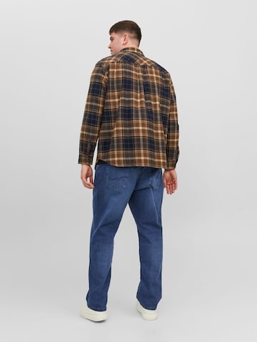 Jack & Jones Plusregular Traperice 'Mike' - plava boja