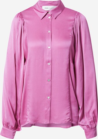 POM Amsterdam Bluse i pink: forside