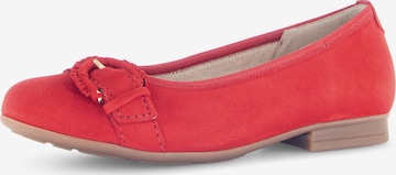 GABOR Ballet Flats in Red: front
