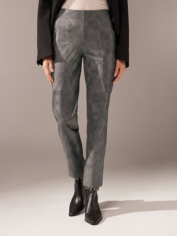 CALZEDONIA Regular Pants 'VINTAGE' in Grey