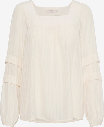 Cream Blus 'Amanda' i beige: framsida