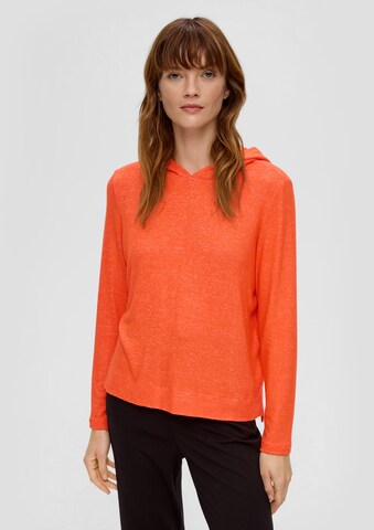 s.Oliver Sweatshirt in Orange: predná strana