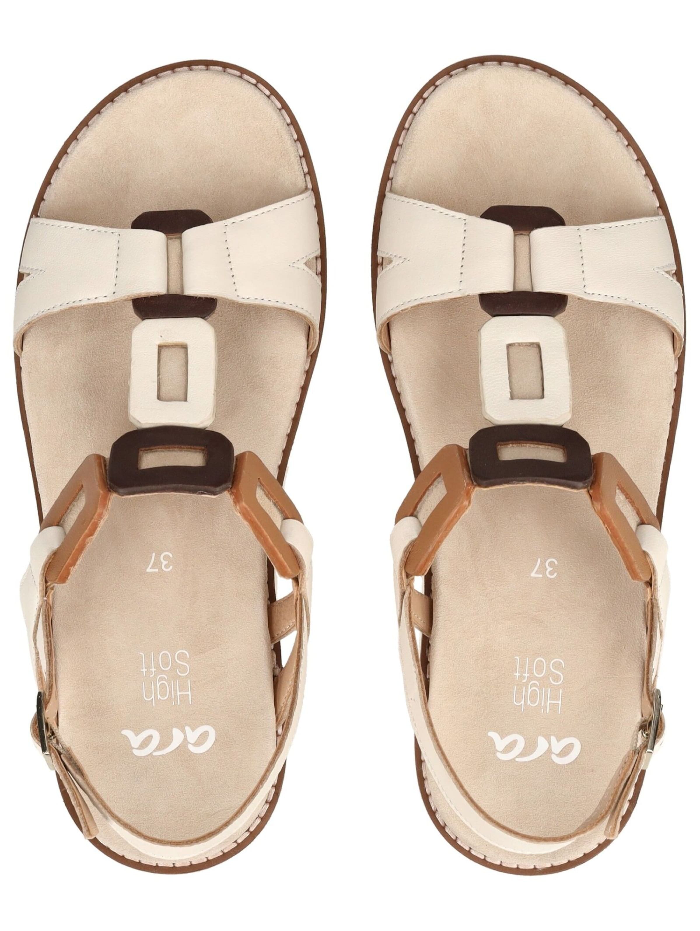 Sandalo con cinturino di ARA in bianco