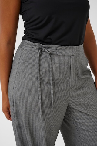 Wide Leg Pantalon KAFFE CURVE en gris