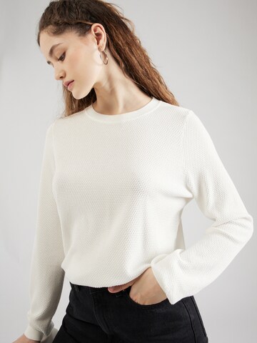 QS Pullover in Weiß