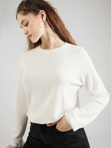 Pull-over QS en blanc