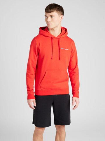 Champion Authentic Athletic Apparel Majica | rdeča barva: sprednja stran