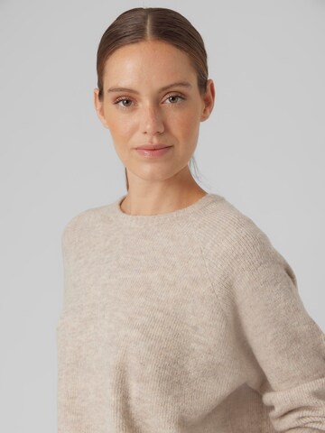 VERO MODA Pullover 'ELLYLEFILE' in Beige