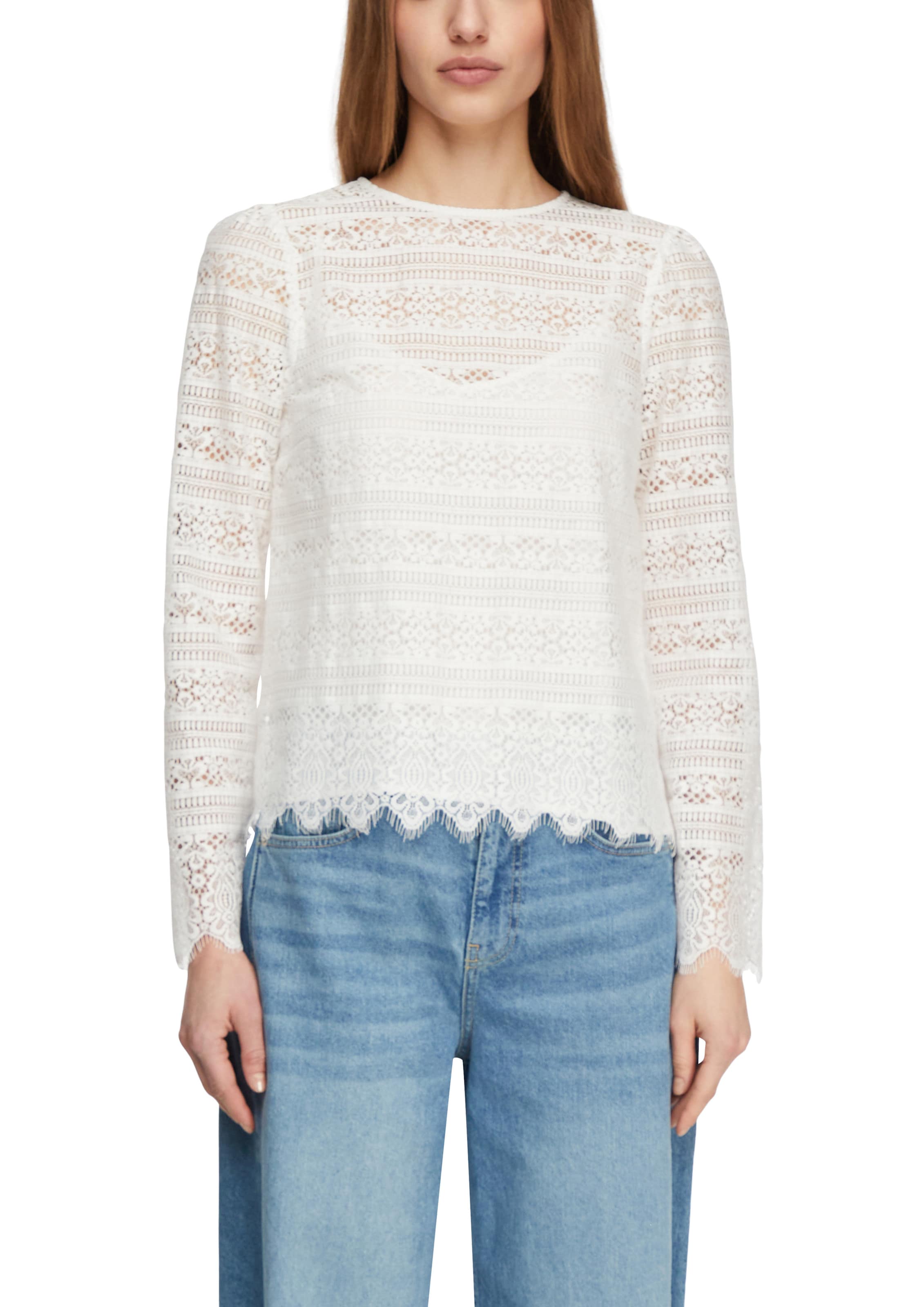 COMMA Blouse in White: front