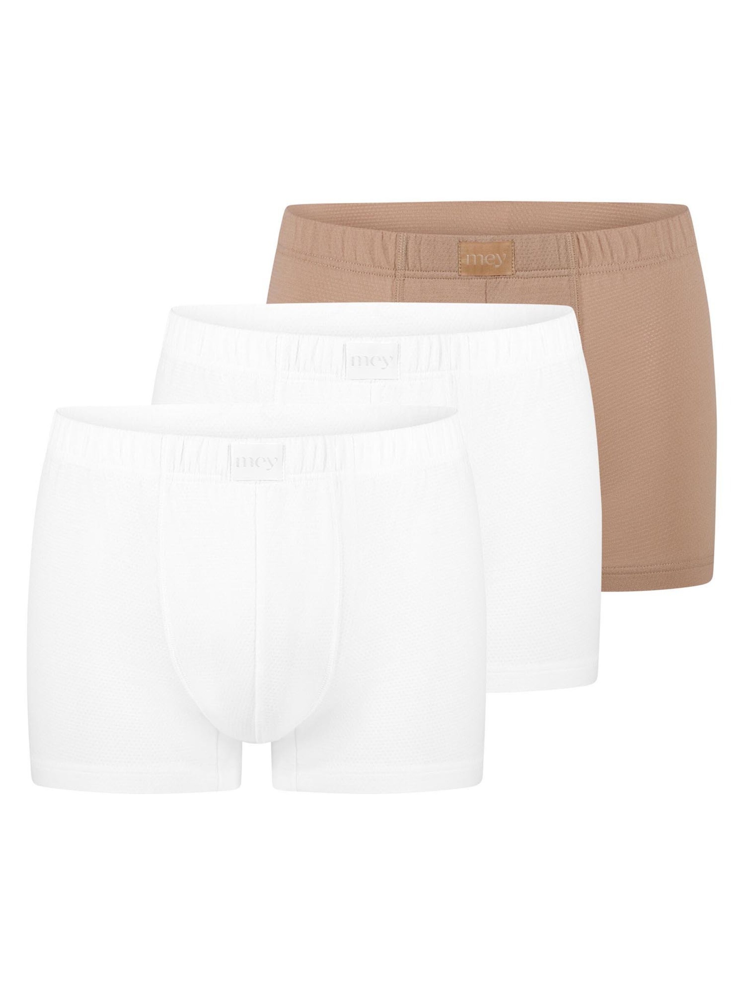 Mey Boxer shorts 'Dry Cotton Breeze' in Brown: front