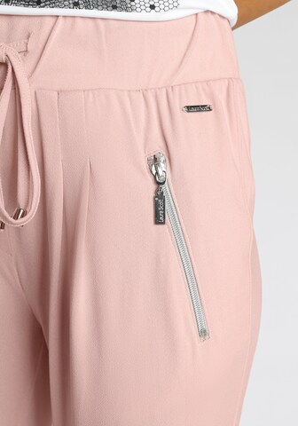 LAURA SCOTT Tapered Pants in Pink