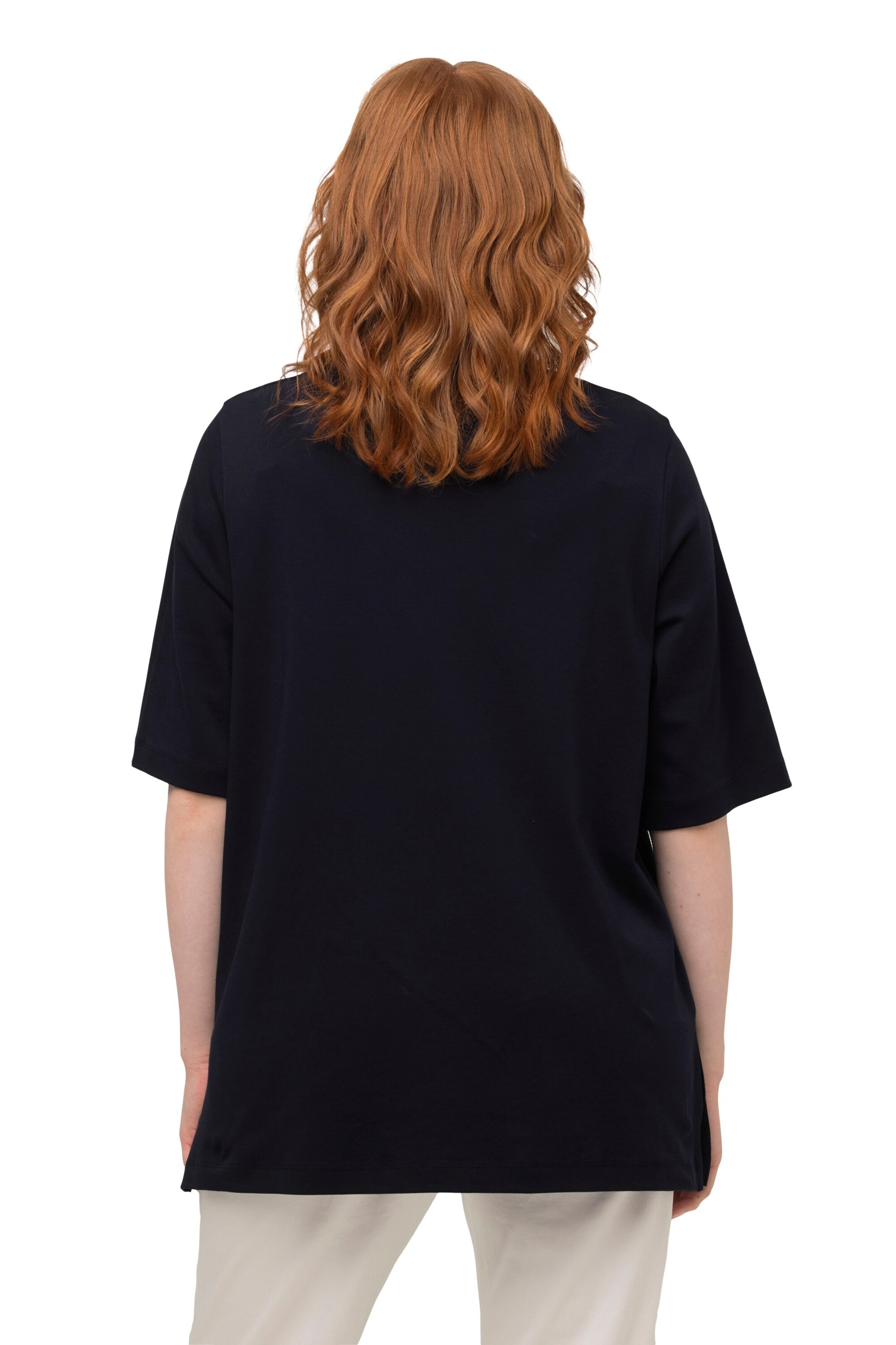 T-shirt Ulla Popken en bleu