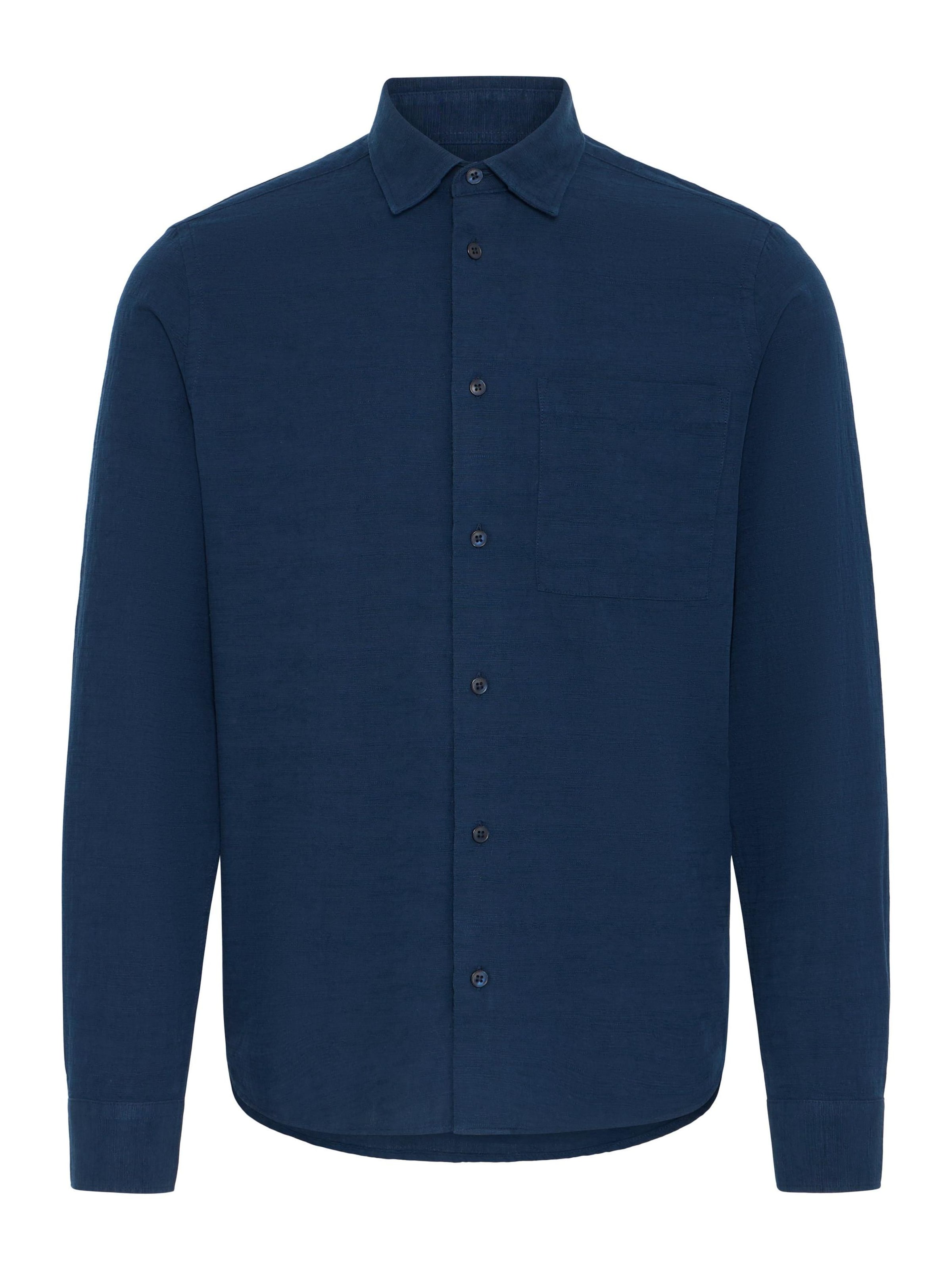 Coupe regular Chemise ' CFAaberg ' Casual Friday en bleu : devant