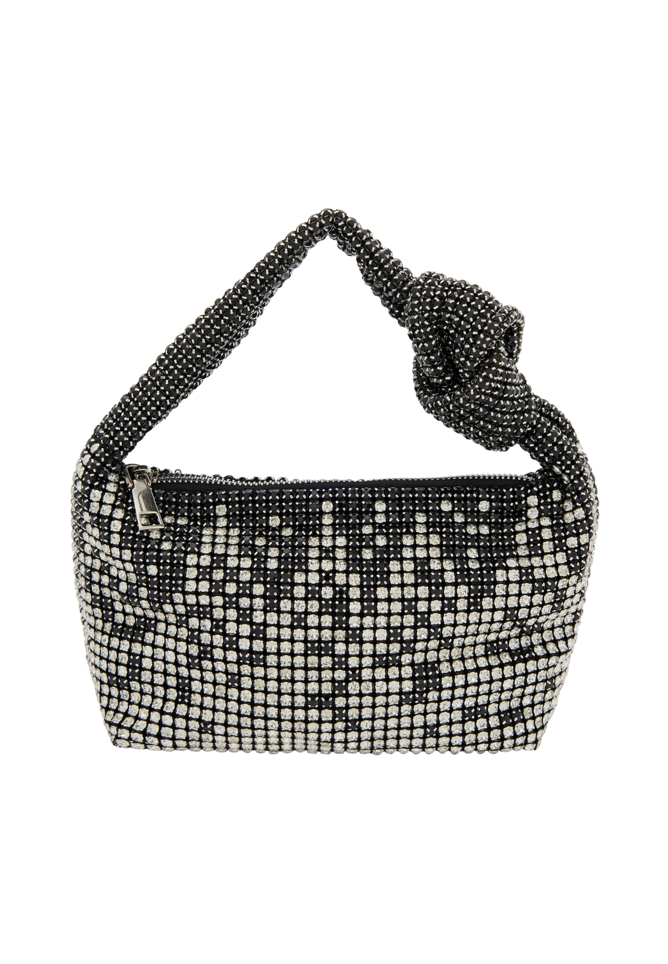 myMo at night Τσάντα χειρός σε μαύρο / ασημί, Άποψη προϊόντος