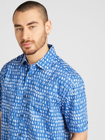 s.Oliver Comfort Fit Hemd in Blau