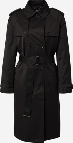 Manteau mi-saison Calvin Klein en noir : devant