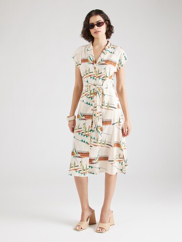King Louie Shirt dress 'Irene Antibes' in Beige
