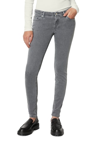 Marc O'Polo DENIM Skinny Jeans in Grijs: voorkant