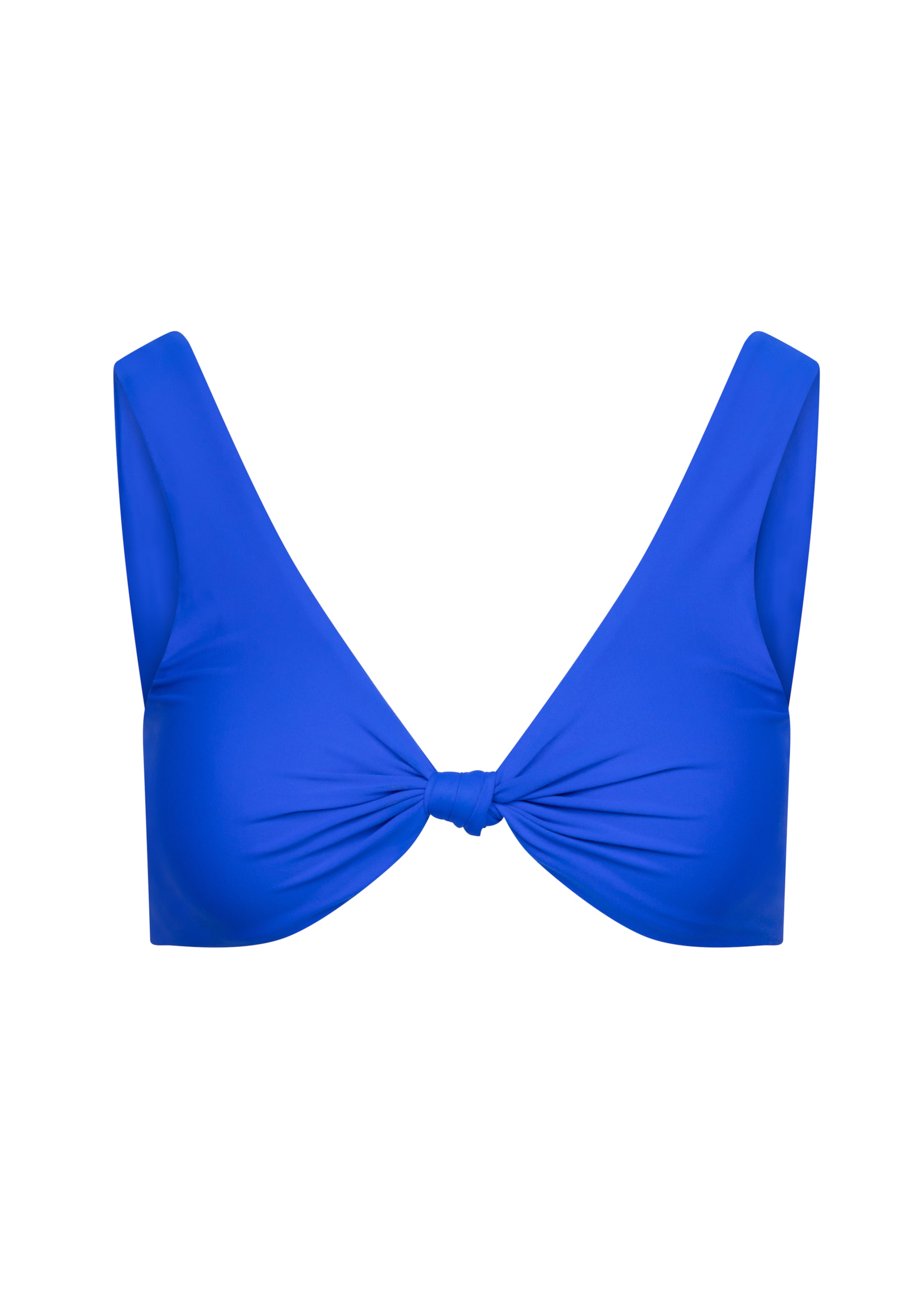 Moda Minx Triangel Bikinitop 'Simple Swim' in Blau: Vorderseite