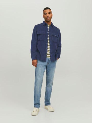 Comfort Fit Cămașă 'Darren' de la JACK & JONES pe albastru