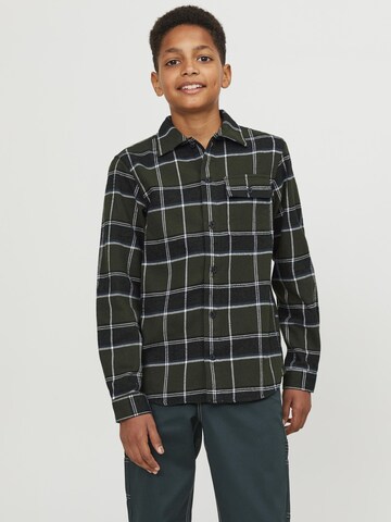 Coupe regular Chemise Jack & Jones Junior en vert : devant