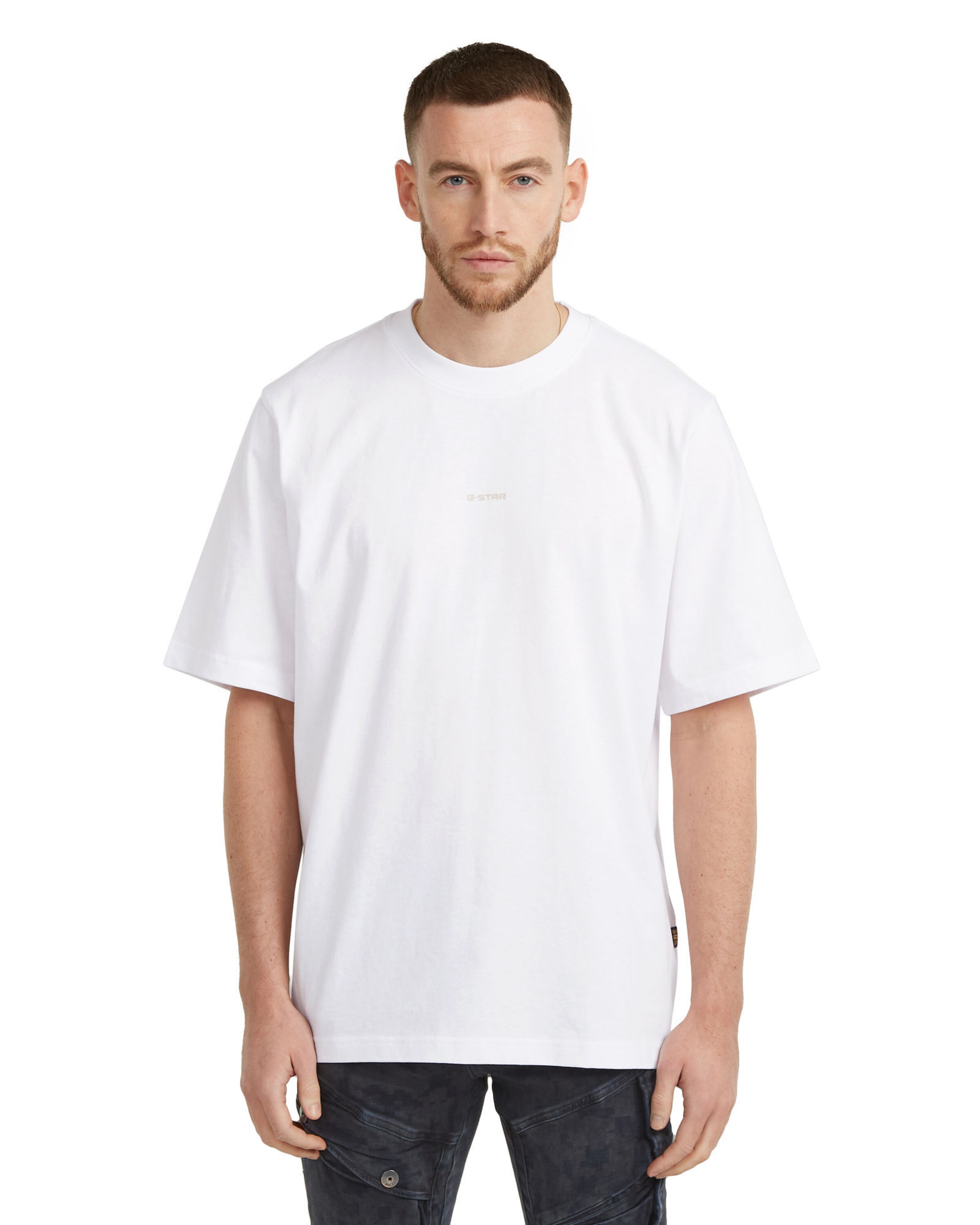 G-STAR T-Shirt in Weiß: Vorderseite