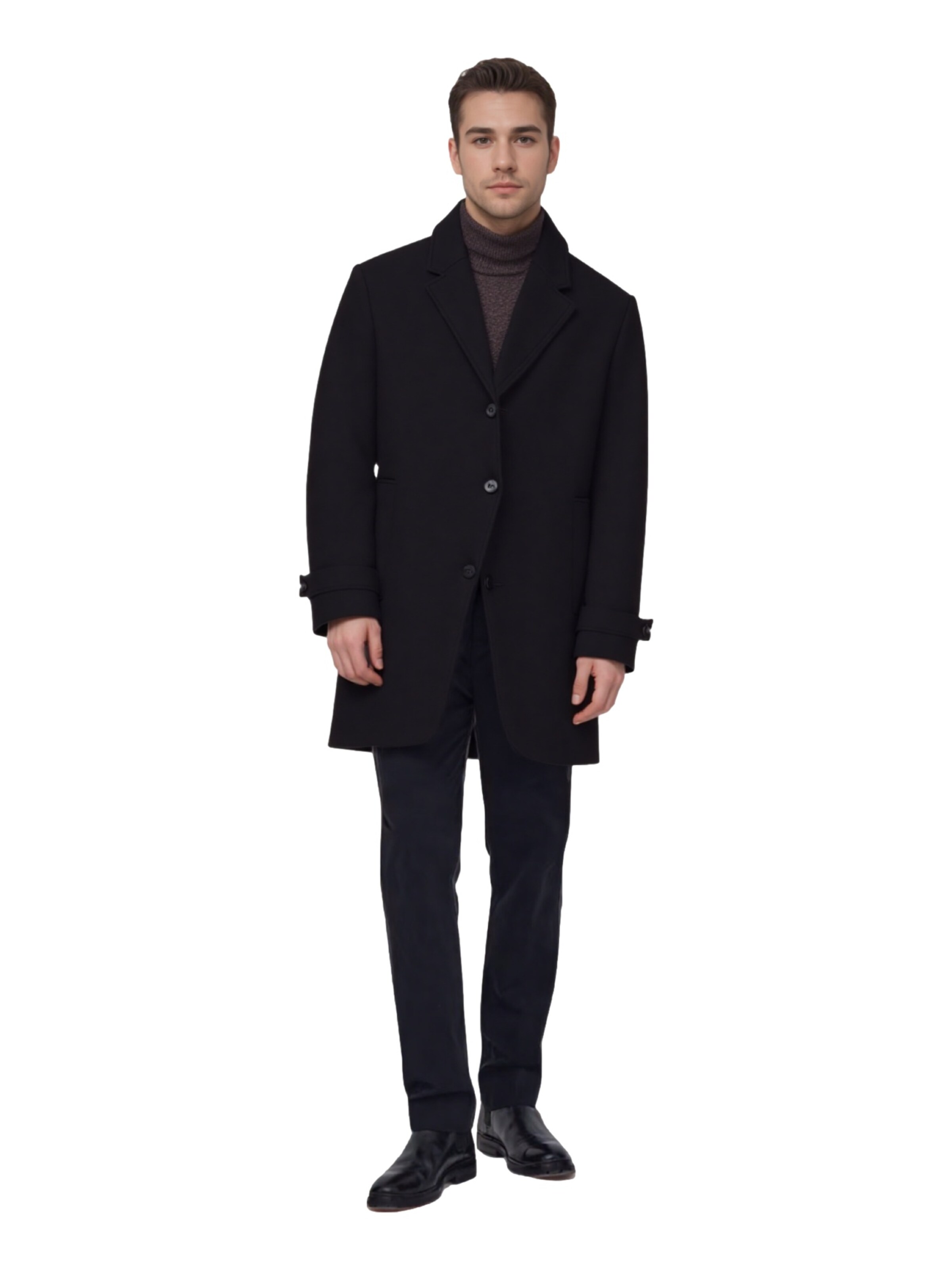 JACK & JONES - Sobretudo meia-estação 'JPRBLAWALTER' em preto