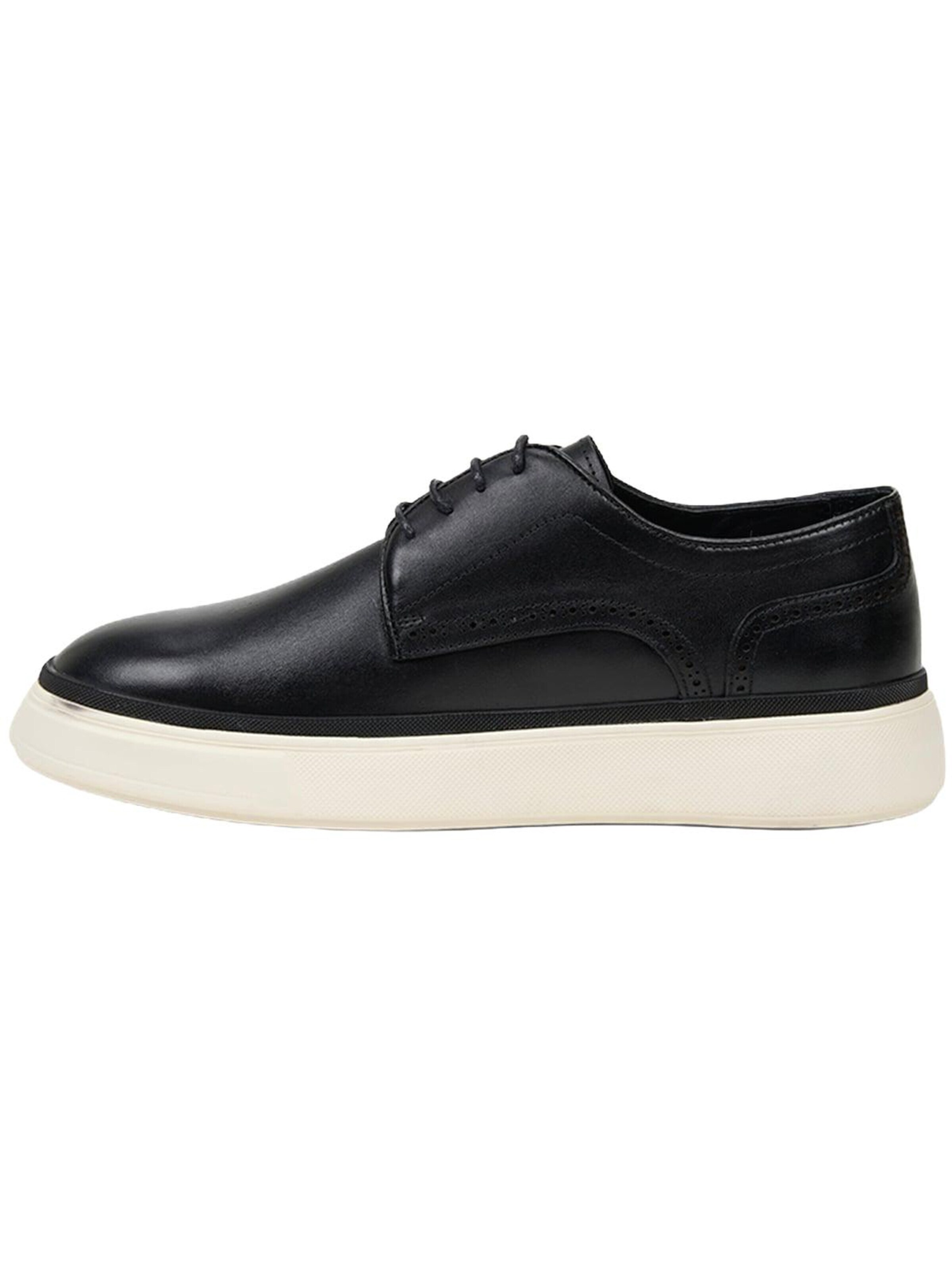 Chaussure à lacets 'Spitze' Desa en noir