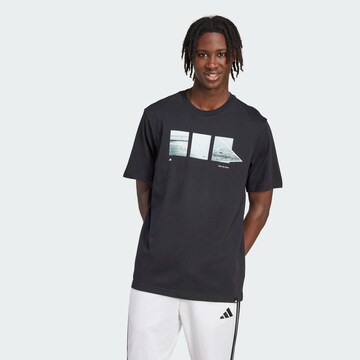 ADIDAS SPORTSWEAR Performance shirt 'Lens Power' in Black: front