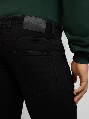 WOTEGA Slimfit Jeans 'Justin'‌‌‌ in Schwarz