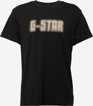 T-Shirt G-Star RAW en noir : devant