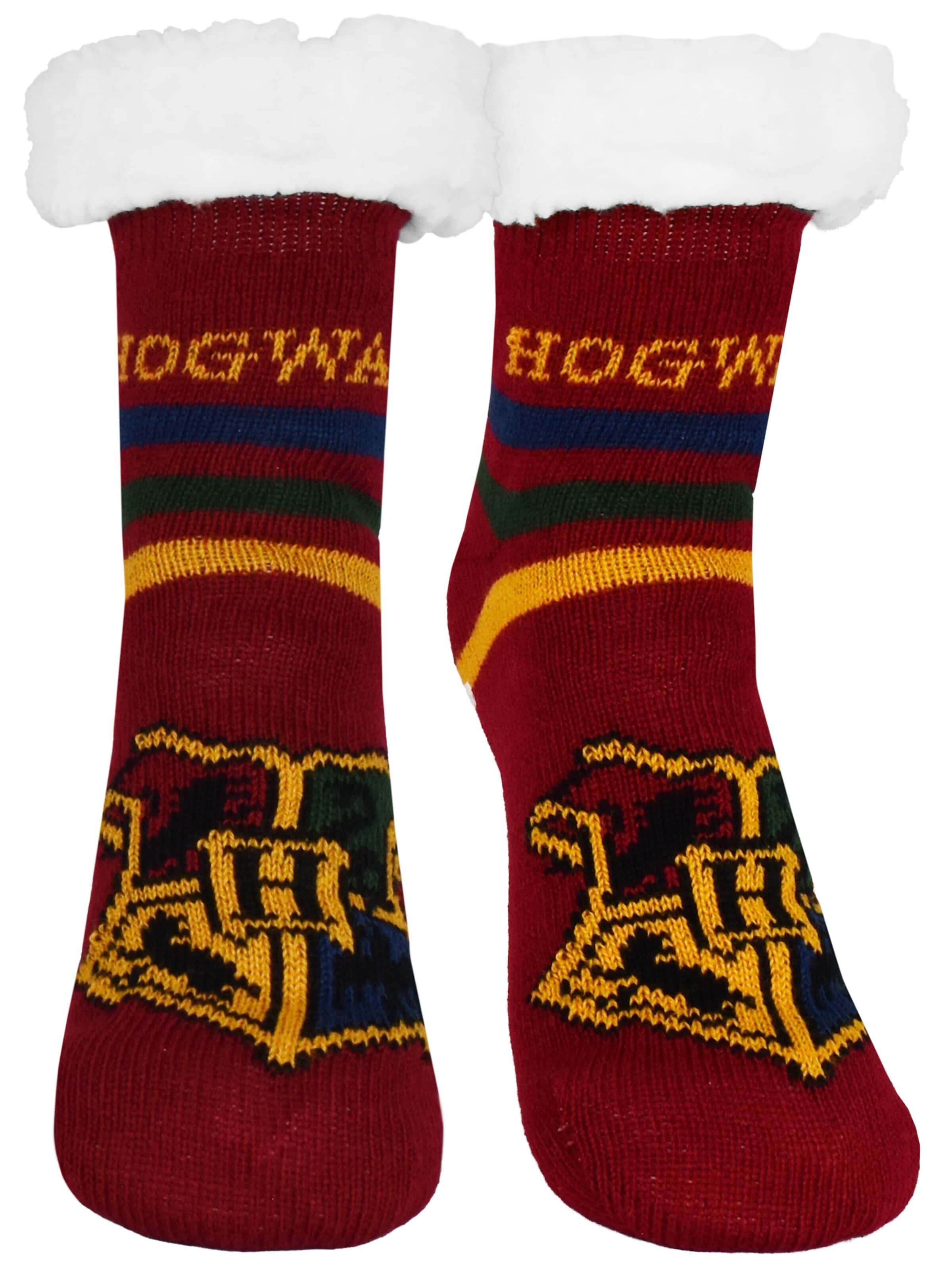 Harry Potter Socks 'Hogwarts' in Red: front